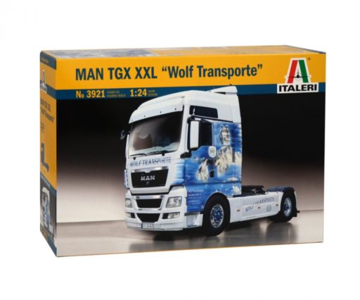 Italeri 510003921 - 1:24 MAN TGX XXL Wolf Transpo - 3921