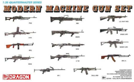 Dragon 540003806 - 1:35 Modern Machine Gun Set